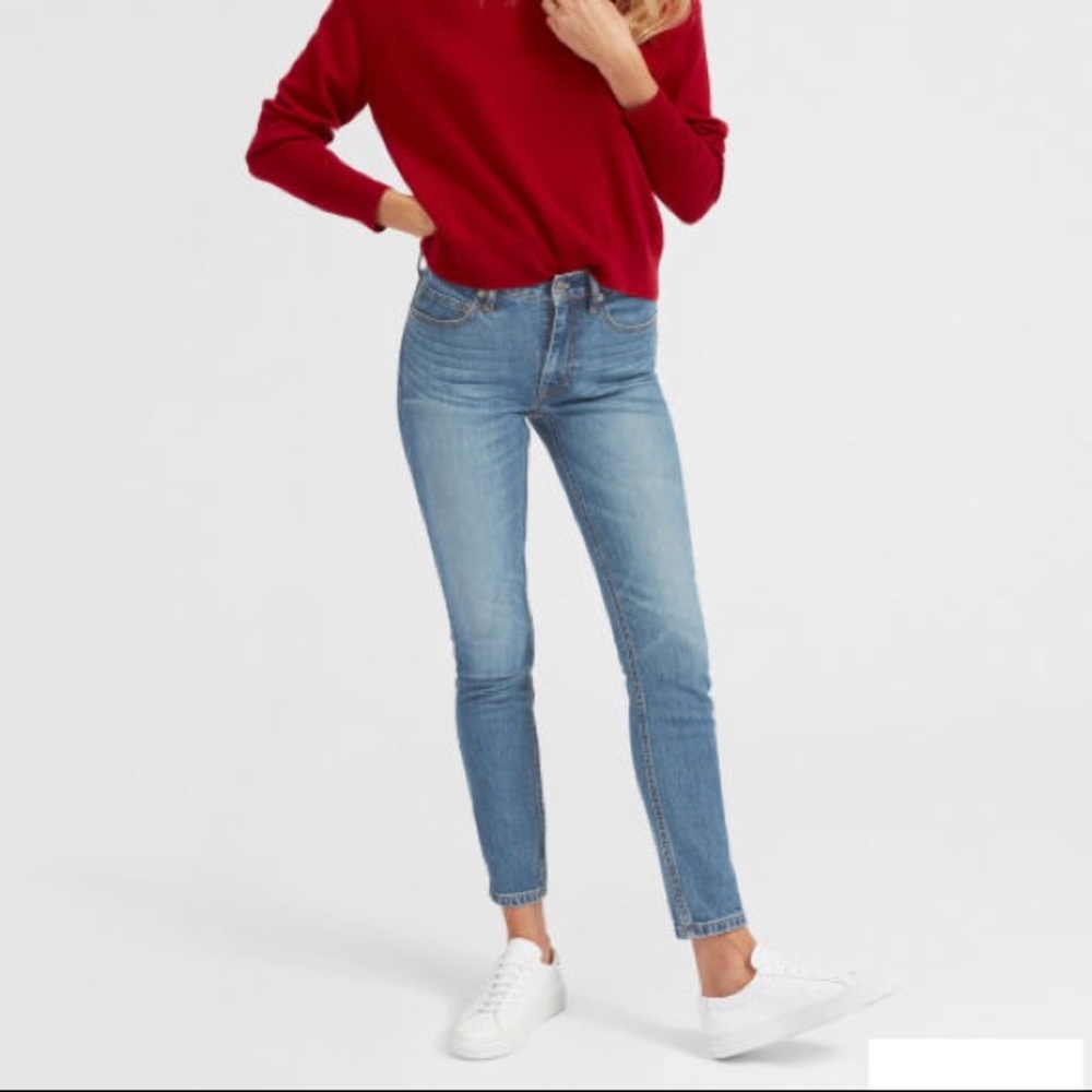 Everlane Mid-Rise Skinny Regular Length Denim